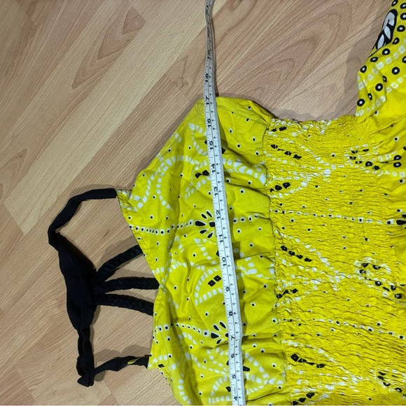 Cassee’s M Y2K Rare Black and Yellow Sundress - Picture 5 of 6